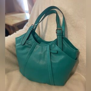 Nine & Co. Turquoise Satchel Shoulder Bag